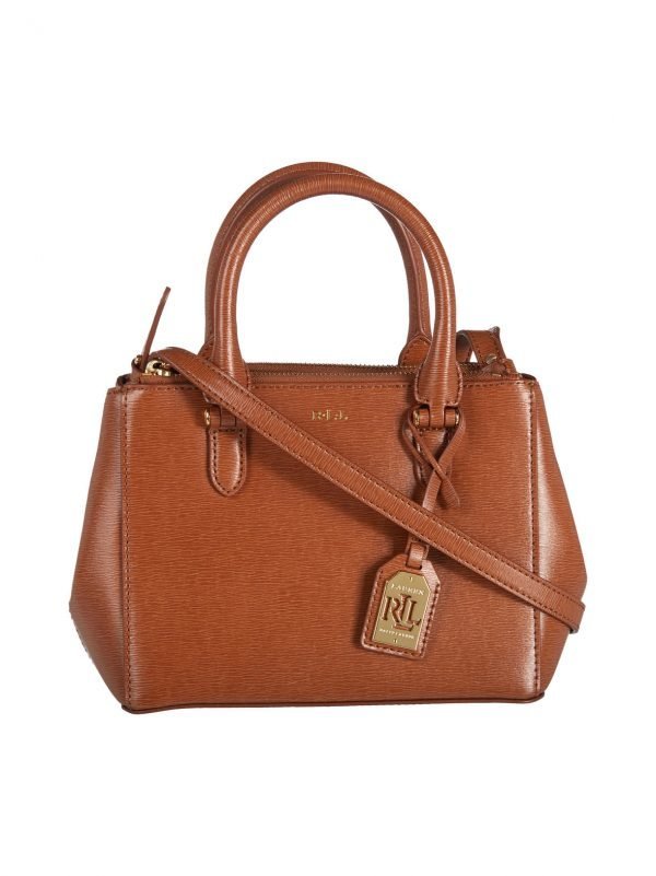 Lauren Ralph Lauren Mini Double Zipper Satchel Nahkalaukku