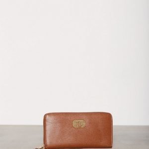 Lauren Ralph Lauren Zip Wallet Lompakko Tan