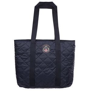 Lexington Kinner Quilted Tote Laukku Deep Marine Blue