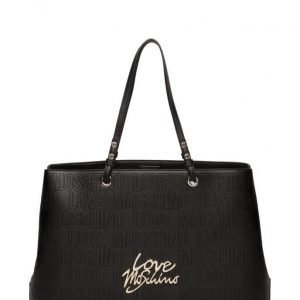 Love Moschino Bags Perforated Love Moschino Logo Tote