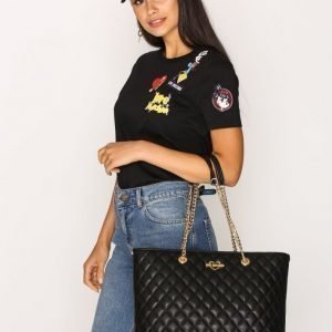 Love Moschino Quiltad Handväska Käsilaukku Musta