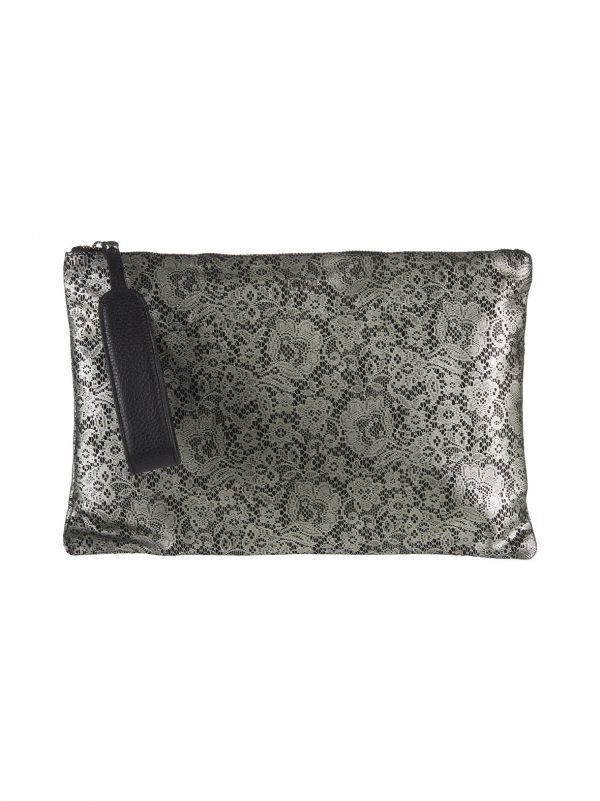 Lumi Ursula Large Clutch Lace Nahkalaukku