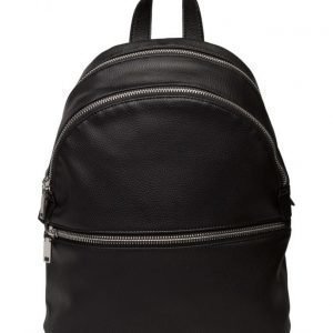 Mango Zip Pebbled Backpack reppu