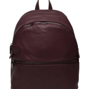 Mango Zip Pebbled Backpack reppu