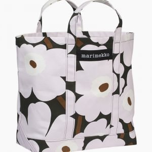 Marimekko Peruskassi Pieni Unikko Laukku Vihreä Pinkki Ruskea