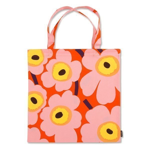 Marimekko Pieni Unikko Laukku Oranssi / Roosa