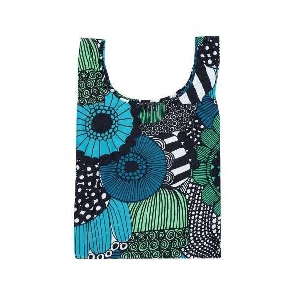 Marimekko Smartbag Siirtolapuutarha Kassi Valkoinen Vihreä Musta