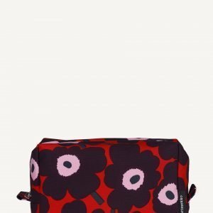 Marimekko Verso Mini Unikko Kosmetiikkalaukku Punainen Violetti Vaaleanpunainen