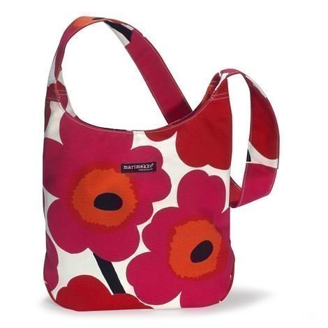 Marimekko clover Laukku Punainen-Valkoinen