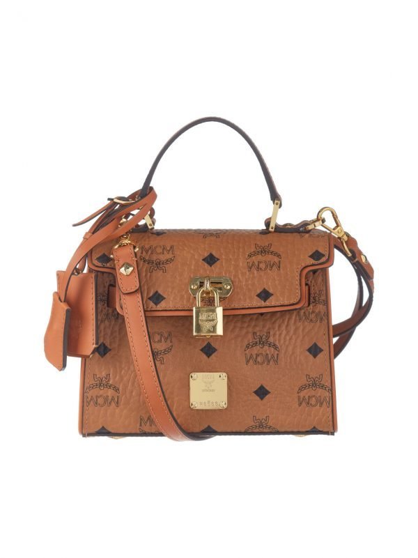 Mcm Heritage Satchel Mini Laukku