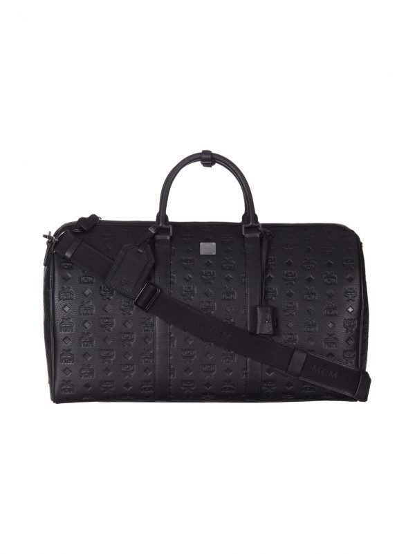 Mcm Ottomar Monogrammed Large Weekender Nahkalaukku