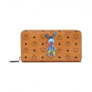 Mcm Rabbit Zip Around Wallet In Visetos Lompakko