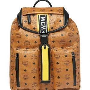 Mcm Raymonde Two Pocket Backpack In Visetos Reppu