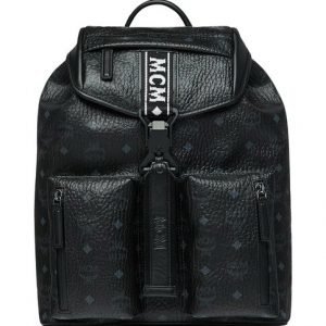 Mcm Raymonde Two Pocket Backpack In Visetos Reppu
