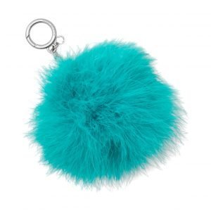 Michael Kors Charms Large Round Feather Pom Pom Laukkukoru