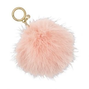 Michael Kors Charms Large Round Feather Pom Pom Laukkukoru