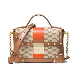 Michael Kors Cori Small Heritage Signature Trunk Laukku