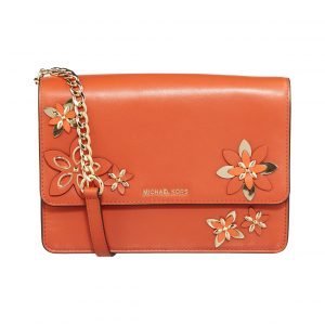 Michael Kors Flowers Daniela Lg Crossbody Nahkalaukku