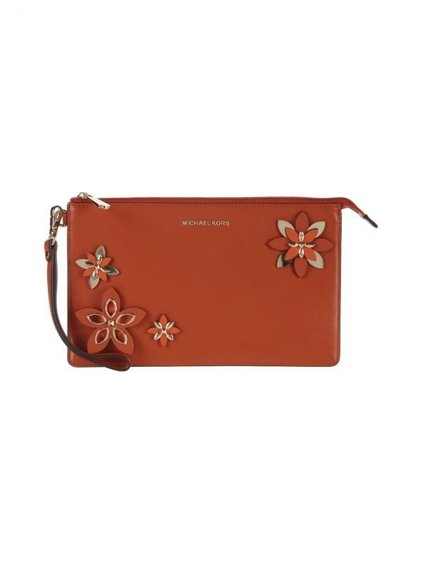 Michael Kors Flowers Daniela Lg Wristlet Nahkalaukku