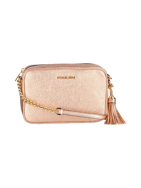 Michael Kors Ginny Metallic Nahkalaukku