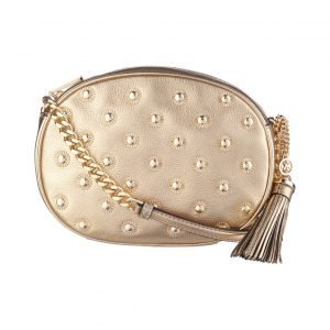 Michael Kors Ginny Studded Md Messenger Nahkalaukku