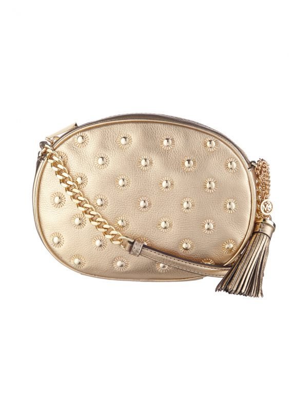 Michael Kors Ginny Studded Md Messenger Nahkalaukku