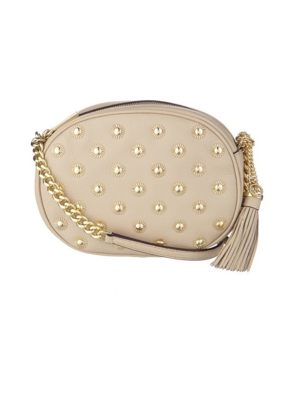 Michael Kors Ginny Studded Md Messenger Nahkalaukku