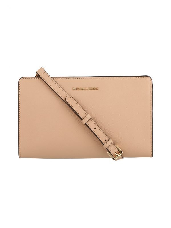 Michael Kors Jet Set Travel Lg Crossbody Clutch Nahkalaukku