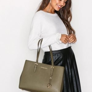 Michael Kors Jet Set Travel Lg Ew Tote Käsilaukku Olive