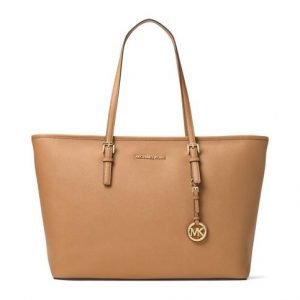 Michael Kors Jet Set Travel Medium Tz Multifunction Tote Nahkalaukku