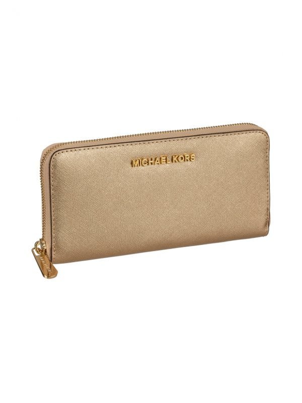 Michael Kors Jet Set Travel Zip Around Continental Nahkalompakko