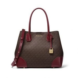 Michael Kors Mercer Gallery Medium Logo Satchel Laukku