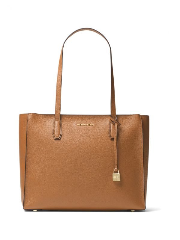 Michael Kors Mercer Large Top Zip Leather Tote Nahkalaukku