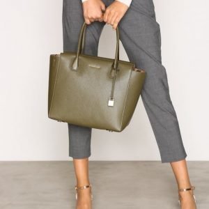 Michael Kors Mercer Lg Satchel Käsilaukku Olive