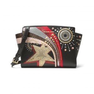 Michael Kors Selma Medium Messenger Firework Nahkalaukku