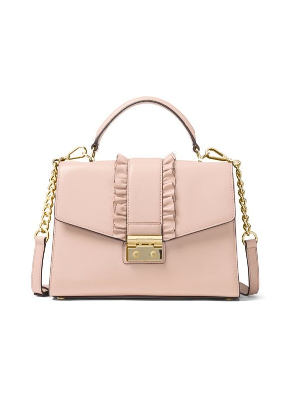 Michael Kors Sloan Medium Ruffle Satchel Nahkalaukku