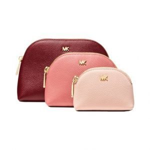 Michael Kors Tri Coloured Travel Pouch Trio Nahkalaukkusetti