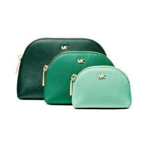 Michael Kors Tri Coloured Travel Pouch Trio Nahkalaukkusetti