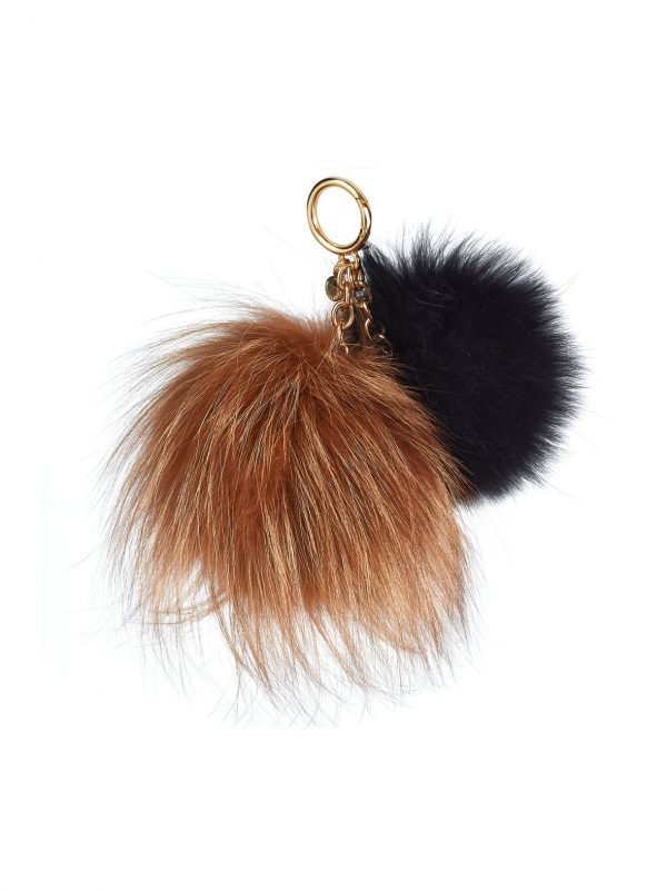 Michael Kors Twin Fur Key Chain Laukkukoru