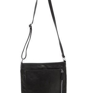 Mixed from Italy Cross Body Leather Bag Black