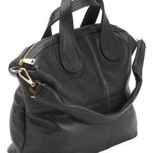 Mixed from Italy Leather Tote Black