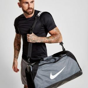 Nike Brasilia Medium Duffle Bag Treenikassi Harmaa