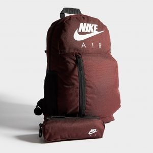 Nike Elemental Backpack Reppu Burgundy / White