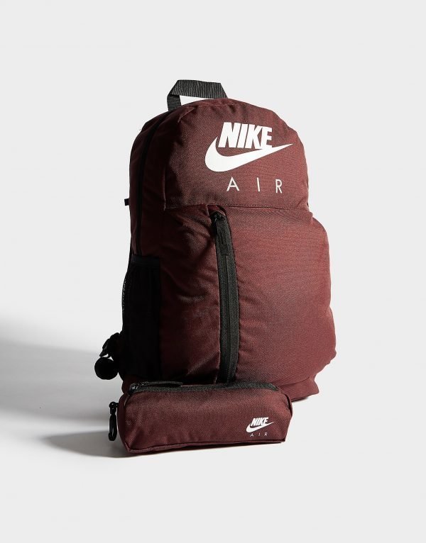 Nike Elemental Backpack Reppu Burgundy / White
