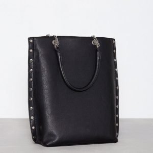 Nly Accessories Studded Chain Tote Käsilaukku Musta