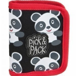 Pick & Pack Panda Lompakko Musta / Valkoinen