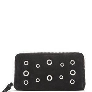 Pieces Pomona Suede Clutch Black