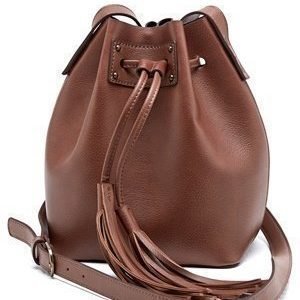 Pieces Samesa Tighten Bag Cognac