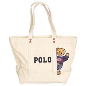 Polo Ralph Lauren Canvas Bear Tote Laukku