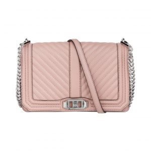 Rebecca Minkoff Chevron Quilted Love Crossbody Nahkalaukku